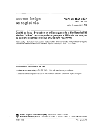 NBN EN ISO 7827:1996