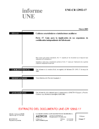 UNE-CR 12952-17:2003