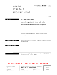 UNE-CEN/TS 15364:2008 EX