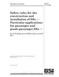 BS EN 81-73:2005