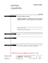 UNE-EN 14079:2004 (R2011)