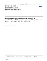 NBN EN ISO 19343:2017