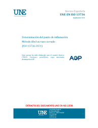 UNE-EN ISO 13736:2021