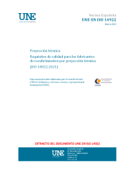 UNE-EN ISO 14922:2022