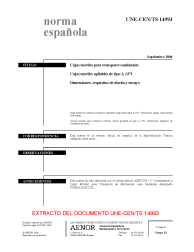 UNE-CEN/TS 14993:2006