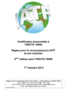 IATF 16949:2016 Règles - Cinquième édition