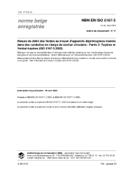NBN EN ISO 5167-3:2003