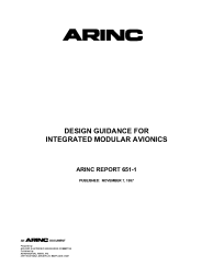 ARINC Report 651-1:1997