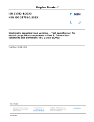 NBN ISO 21782-1:2023