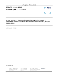NBN ISO/TS 21231:2020