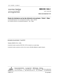 NBN EN 1364-1:2015