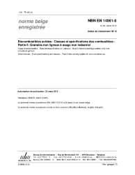 NBN EN 14961-6:2012