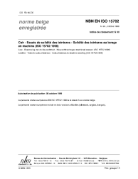 NBN EN ISO 15702:1999