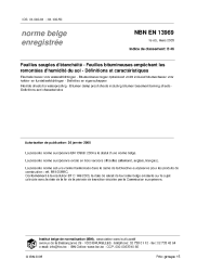NBN EN 13969:2005