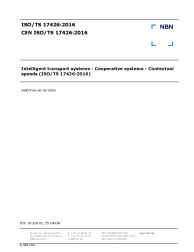 CEN ISO/TS 17426:2016