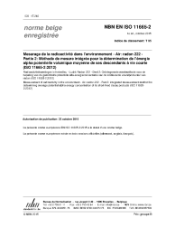 NBN EN ISO 11665-2:2015