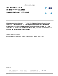 NBN EN ISO 80079-37:2016