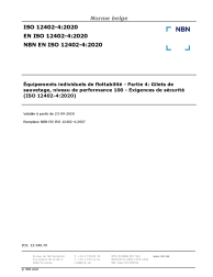 NBN EN ISO 12402-4:2020