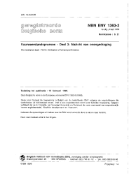 NBN ENV 1363-3:1999