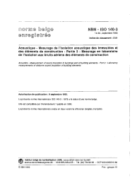 NBN ISO 140-3:1992