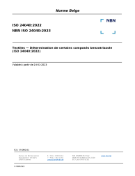 NBN ISO 24040:2023