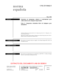 UNE-EN 50363-5:2006 (R2019)