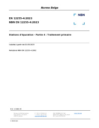 NBN EN 12255-4:2023