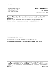 NBN EN ISO 2825:2010