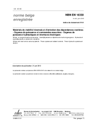NBN EN 16330:2013