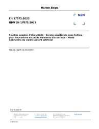 NBN EN 17872:2023