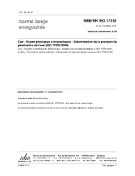NBN EN ISO 17230:2011