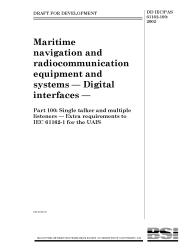 DD IEC/PAS 61162-100:2002