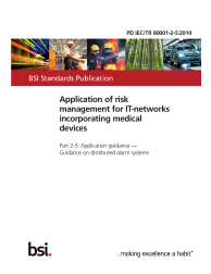 PD IEC/TR 80001-2-5:2014