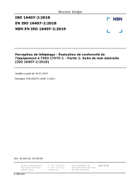 NBN EN ISO 16407-2:2019
