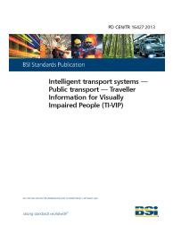 PD CEN/TR 16427:2013