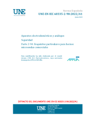 UNE-EN IEC 60335-2-90:2022/A1:2022