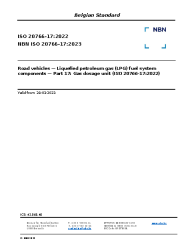 NBN ISO 20766-17:2023