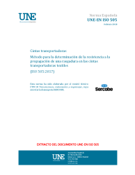 UNE-EN ISO 505:2018