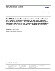 CEN/TS 15119-1:2018