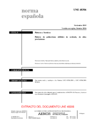 UNE 48306:2015