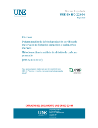 UNE-EN ISO 22404:2022