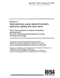 BS 4727-3 Group 10:1979