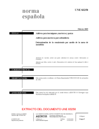 UNE 83258:2005 (R2020)