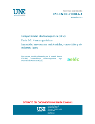 UNE-EN IEC 61000-6-1:2019