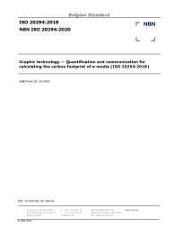 NBN ISO 20294:2020