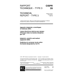CISPR TR 28:1997