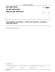 NBN EN ISO 2603:2017