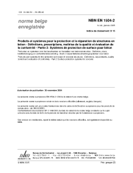 NBN EN 1504-2:2005