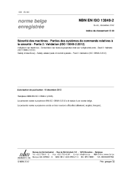 NBN EN ISO 13849-2:2012