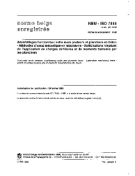 NBN ISO 7845:1992